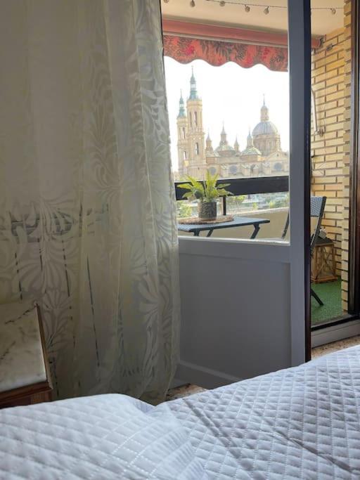 Apartamento Con Vistas Al Pilar Con Aparcamiento Privado Saragoça Exterior foto