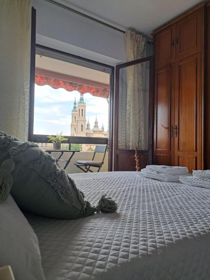 Apartamento Con Vistas Al Pilar Con Aparcamiento Privado Saragoça Exterior foto
