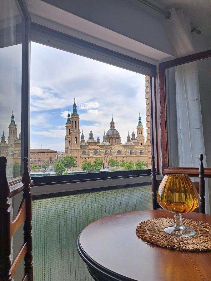 Apartamento Con Vistas Al Pilar Con Aparcamiento Privado Saragoça Exterior foto
