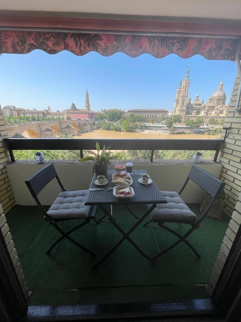 Apartamento Con Vistas Al Pilar Con Aparcamiento Privado Saragoça Exterior foto