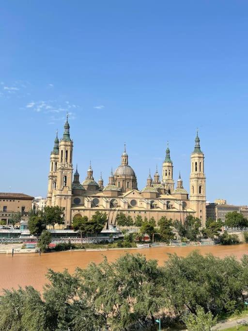 Apartamento Con Vistas Al Pilar Con Aparcamiento Privado Saragoça Exterior foto
